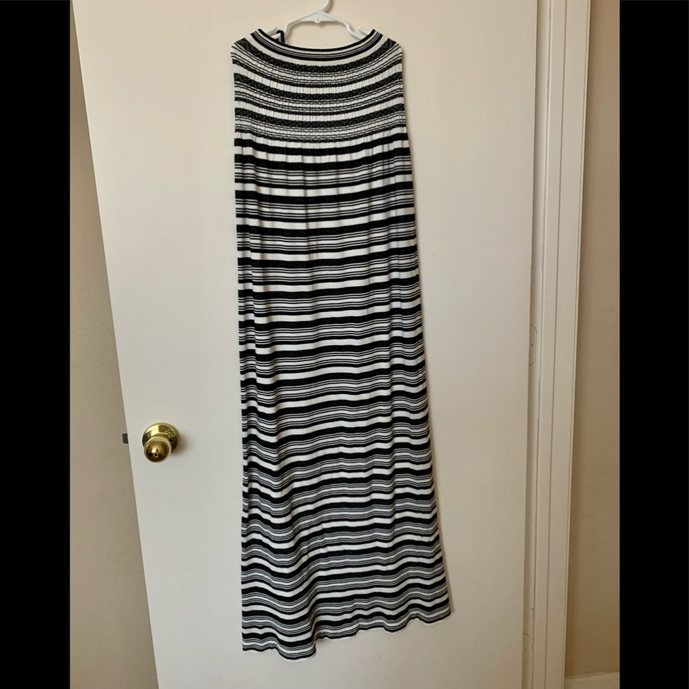 Long cotton dress(strapless)